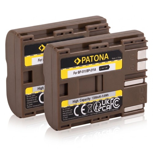 Batteria ion patona - 2x, li-ion