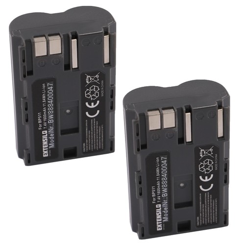 Batteria per canon eos - 2x,